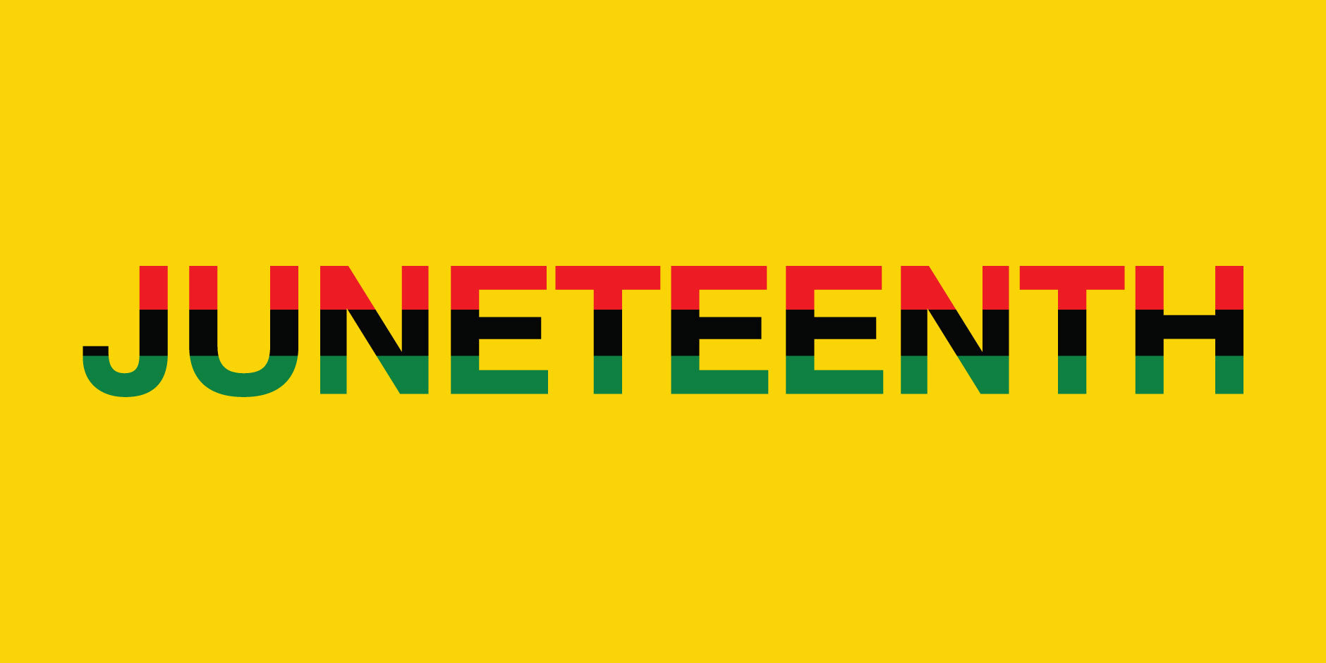 juneteenth - or june 19, 1865 is when slavery was abolished in the US. except for a loophole in the 13th amendment.