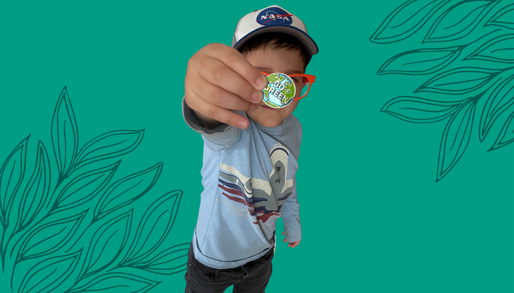 Be green with your kids.