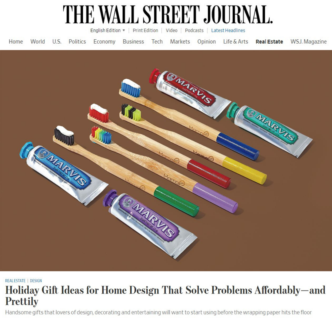 MamaP Featured In Wall Street Journal Holiday Gift Guide