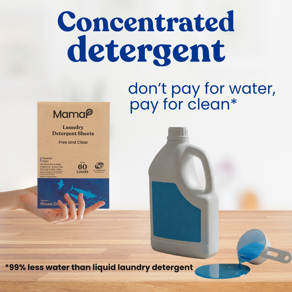 Unscented SLS-Free Laundry Detergent Sheets - Hypoallergenic & Eco-Friendly