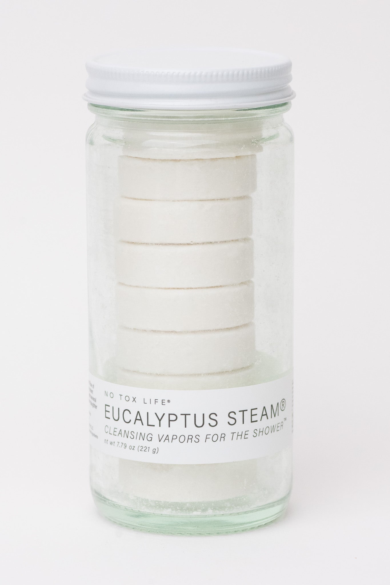 EUCALYPTUS STEAM® Cleansing vapors for the shower® - Normal Jar - No Tox Life® - MamaP bamboo toothbrush