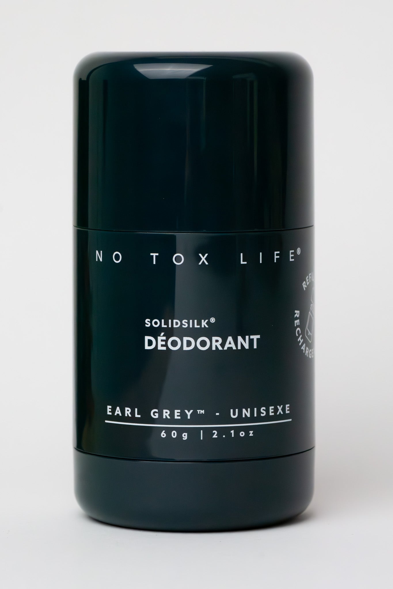 SOLIDSILK® Refillable Deodorant (Earl Grey) - Extra Strength - No Tox Life® - MamaP bamboo toothbrush