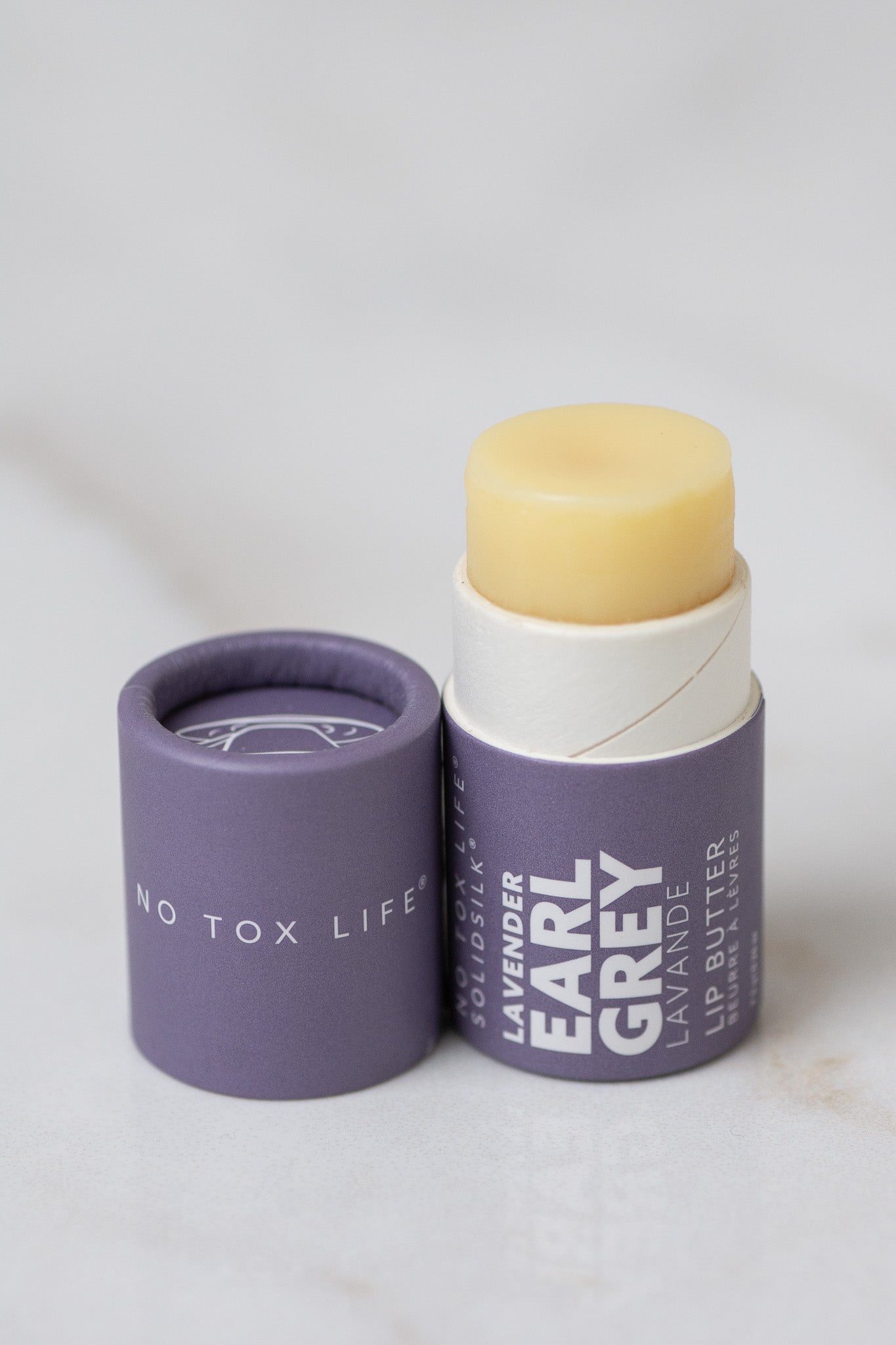 SOLIDSILK® Lip Butter - Lavender Earl Grey - No Tox Life® - MamaP bamboo toothbrush