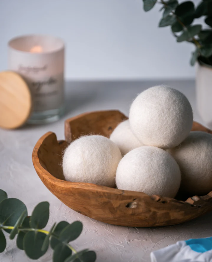 Wool Dryer Balls - MamaP bamboo toothbrush
