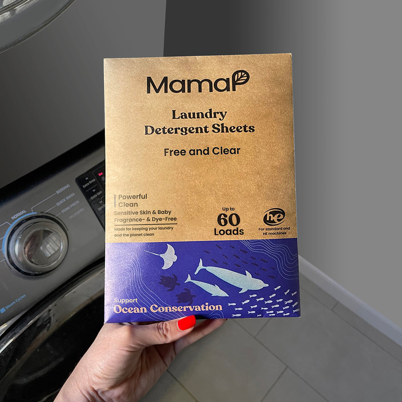 Laundry Detergent Sheets Fragance-Free - MamaP bamboo toothbrush