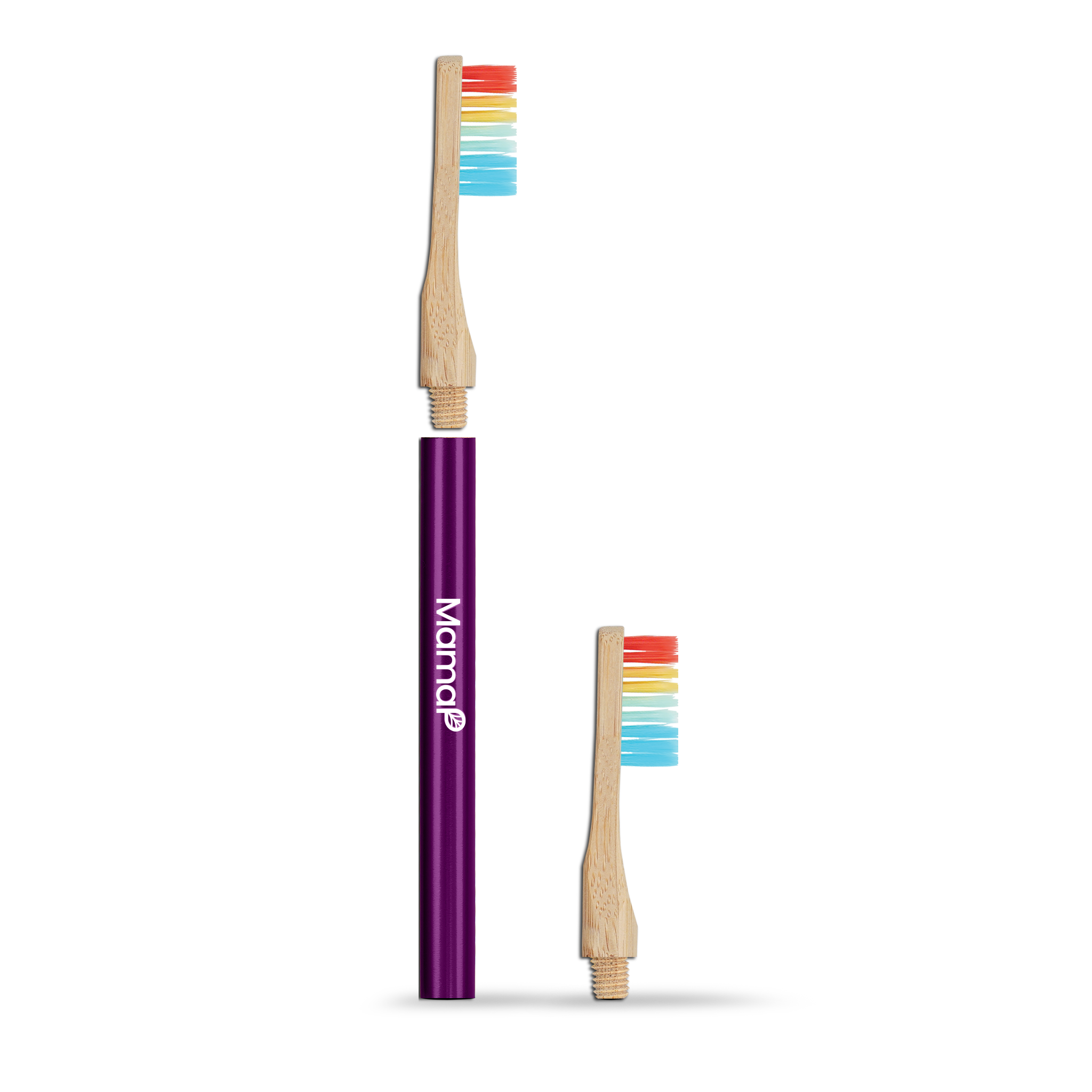 Revolve Manual Toothbrush with Replaceable Head - LGBTQ+ Equality - MamaP bamboo toothbrush