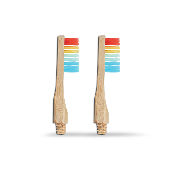 Revolve Manual Toothbrush Heads - LGBTQ+ Equality - MamaP bamboo toothbrush