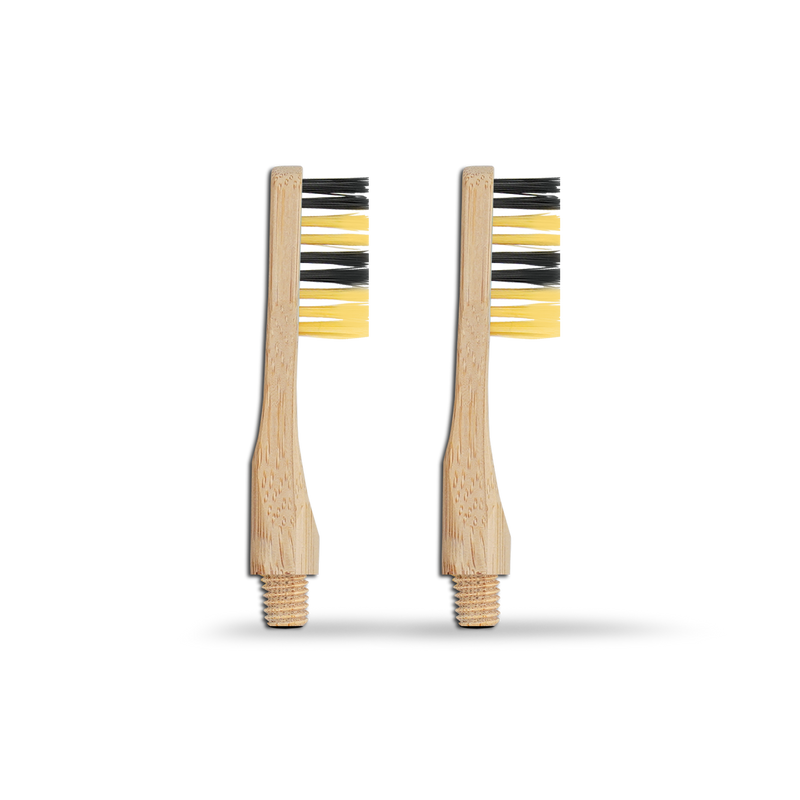 Revolve Manual Toothbrush Heads - Save the bees - MamaP bamboo toothbrush
