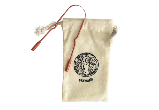All New! Copper Tongue Scraper - MamaP bamboo toothbrush