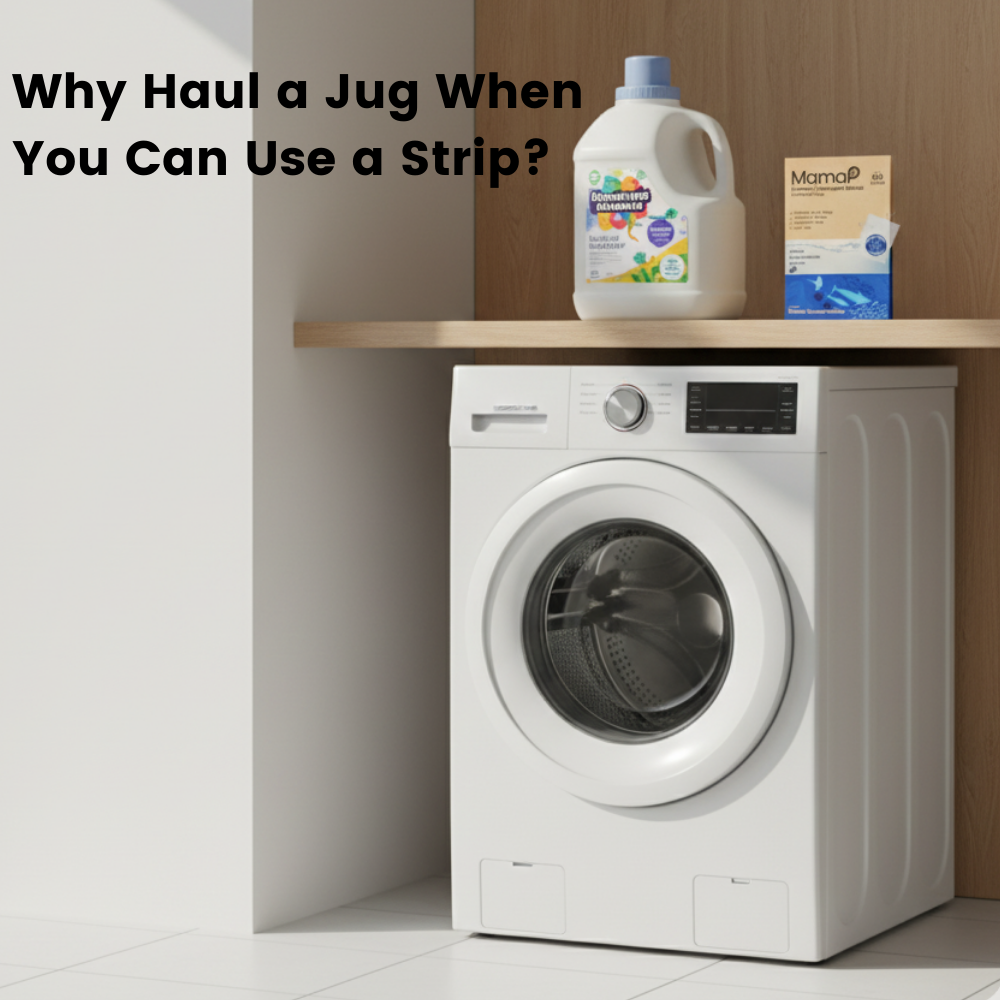 Unscented SLS-Free Laundry Detergent - Hypoallergenic & Eco-Friendly - MamaP bamboo toothbrush