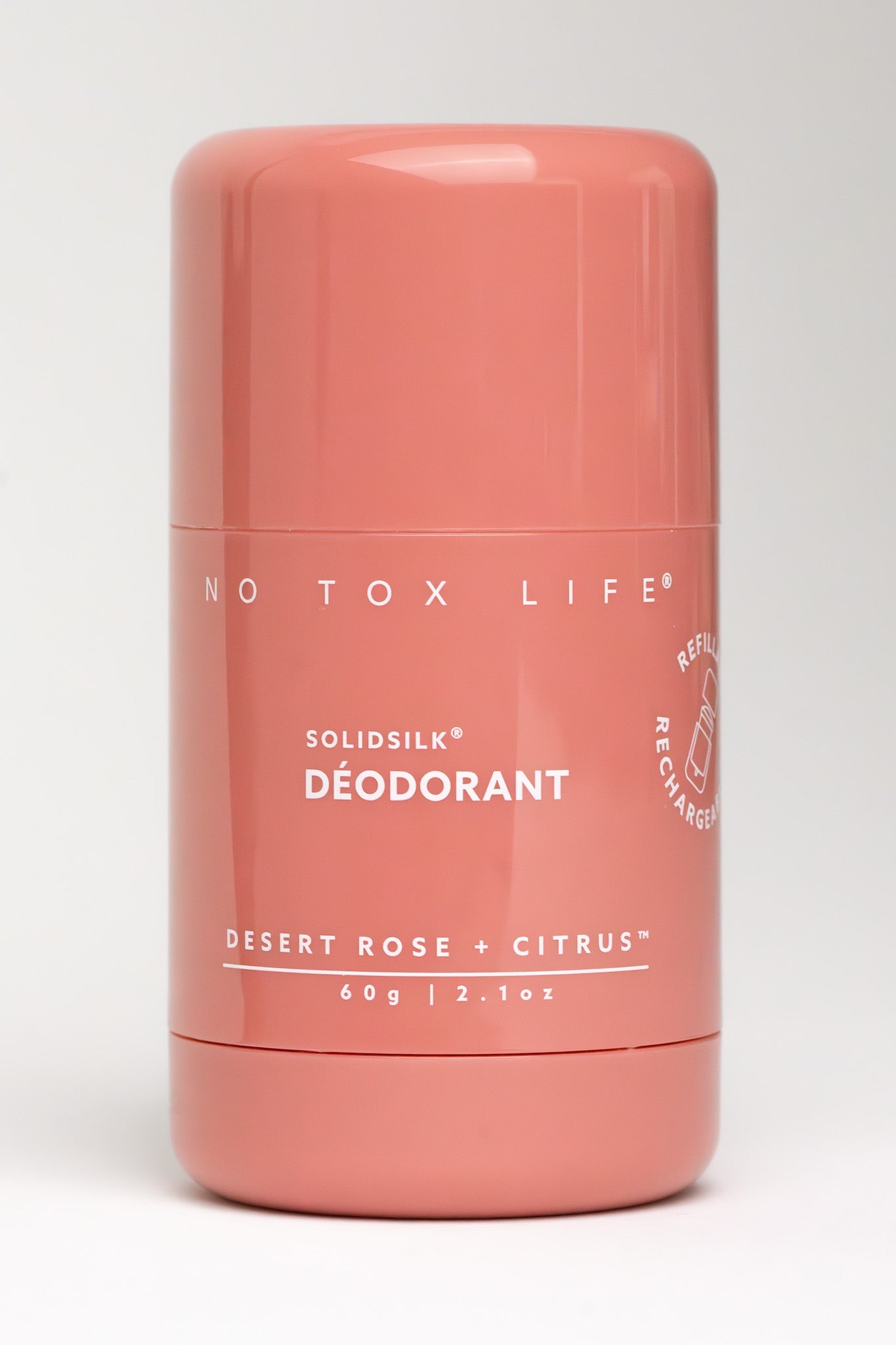 SOLIDSILK® Refillable Deodorant (Desert Rose + Citrus) - Extra Strength - No Tox Life® - MamaP bamboo toothbrush