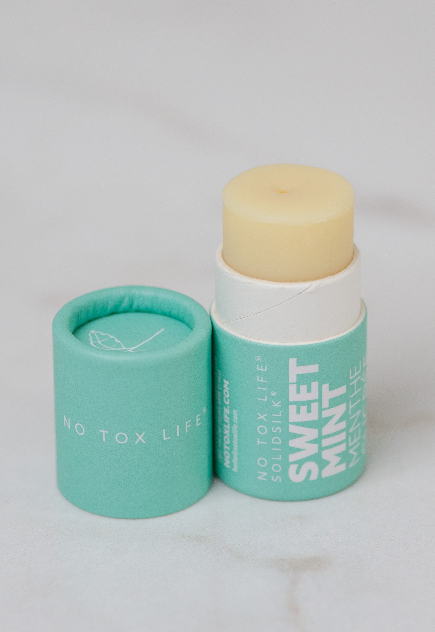 SOLIDSILK® Lip Butter - Sweet Mint - No Tox Life® - MamaP bamboo toothbrush