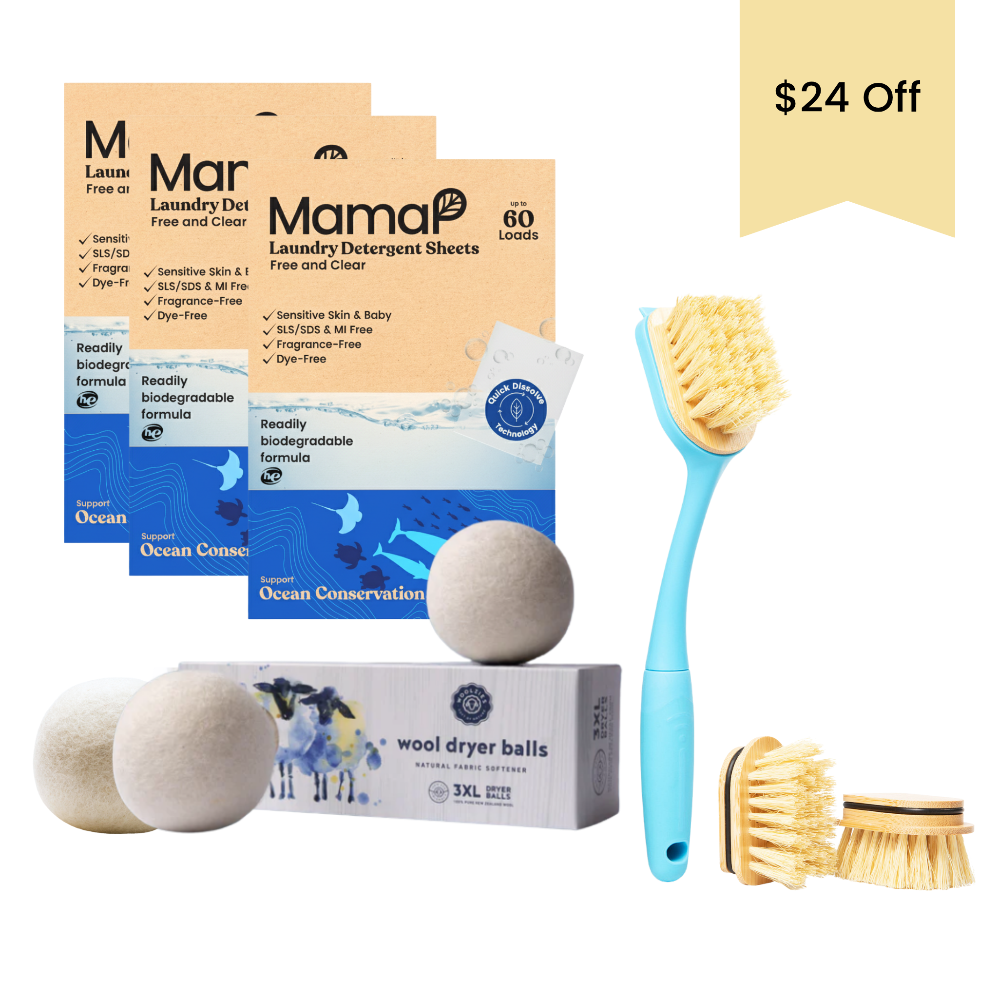 HOSTING HERO: The Ultimate Home Care Kit - MamaP bamboo toothbrush