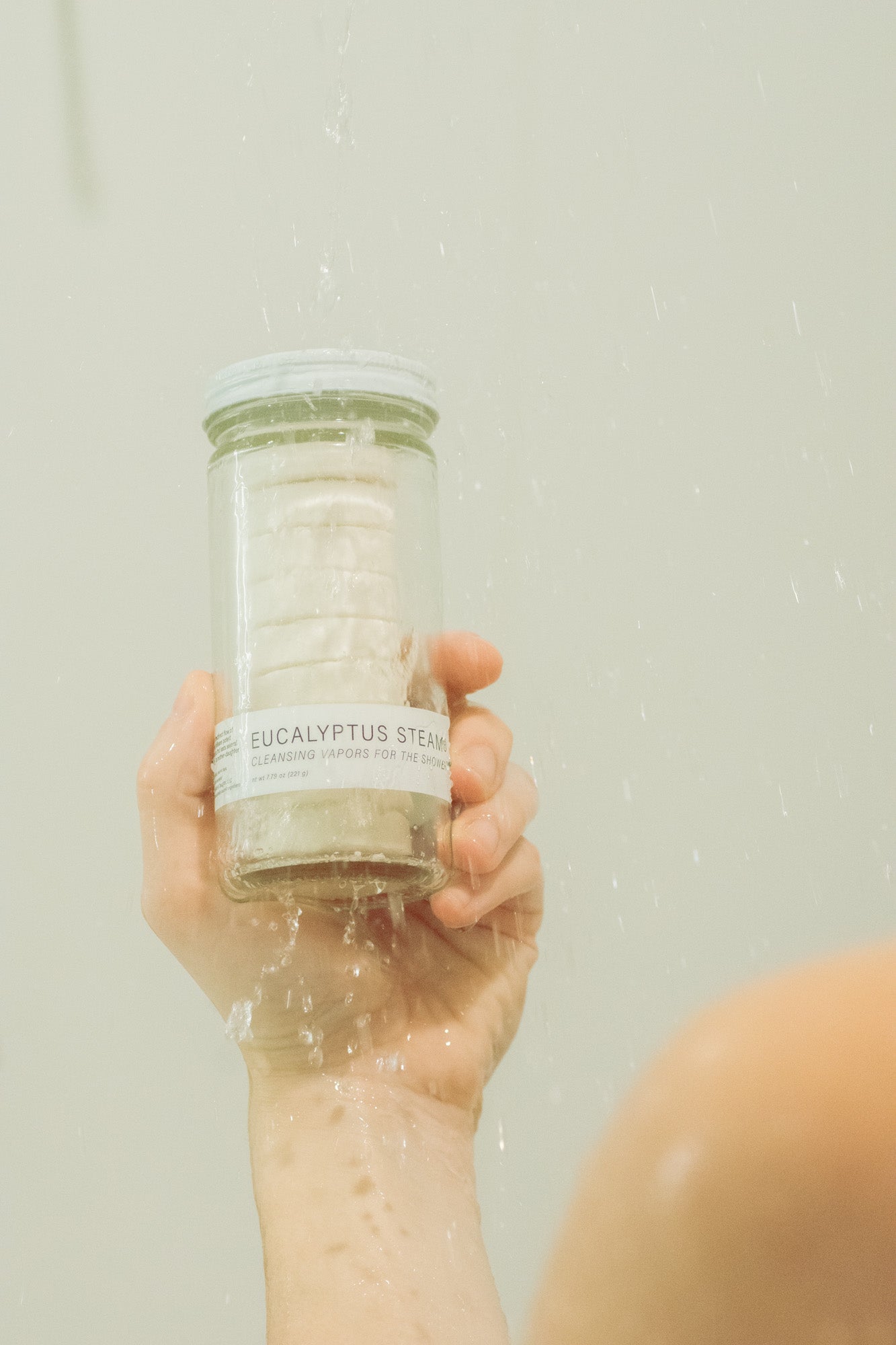 EUCALYPTUS STEAM® Cleansing vapors for the shower® - Normal Jar - No Tox Life® - MamaP bamboo toothbrush