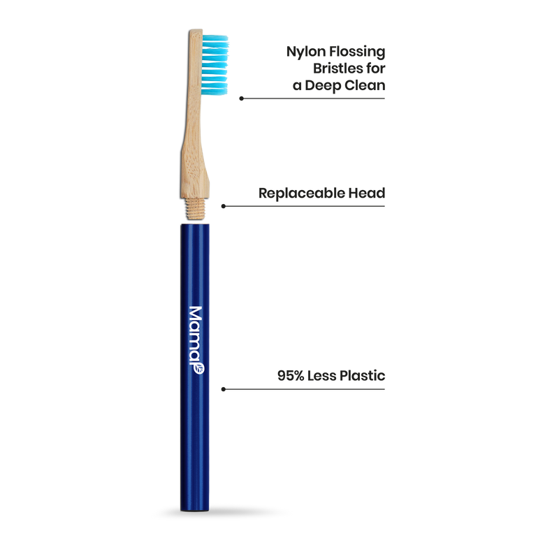  Revolve Manual Toothbrush with Replaceable Head - Ocean Conservation Illustration 