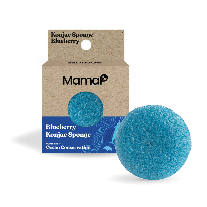 Ocean Conservation Konjac Face or Body Sponge - MamaP bamboo toothbrush