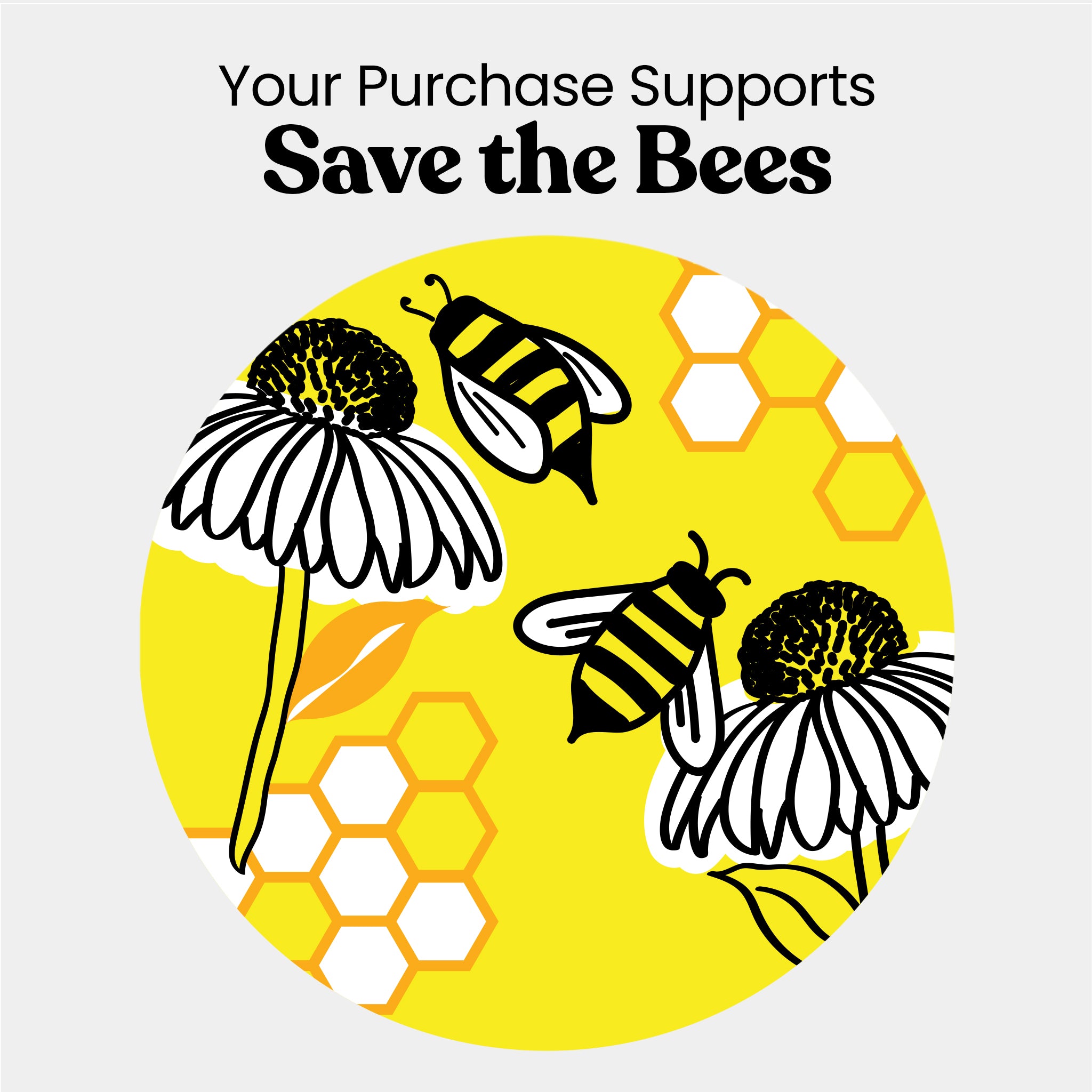 Save The Bees Bamboo Toothbrush - MamaP bamboo toothbrush