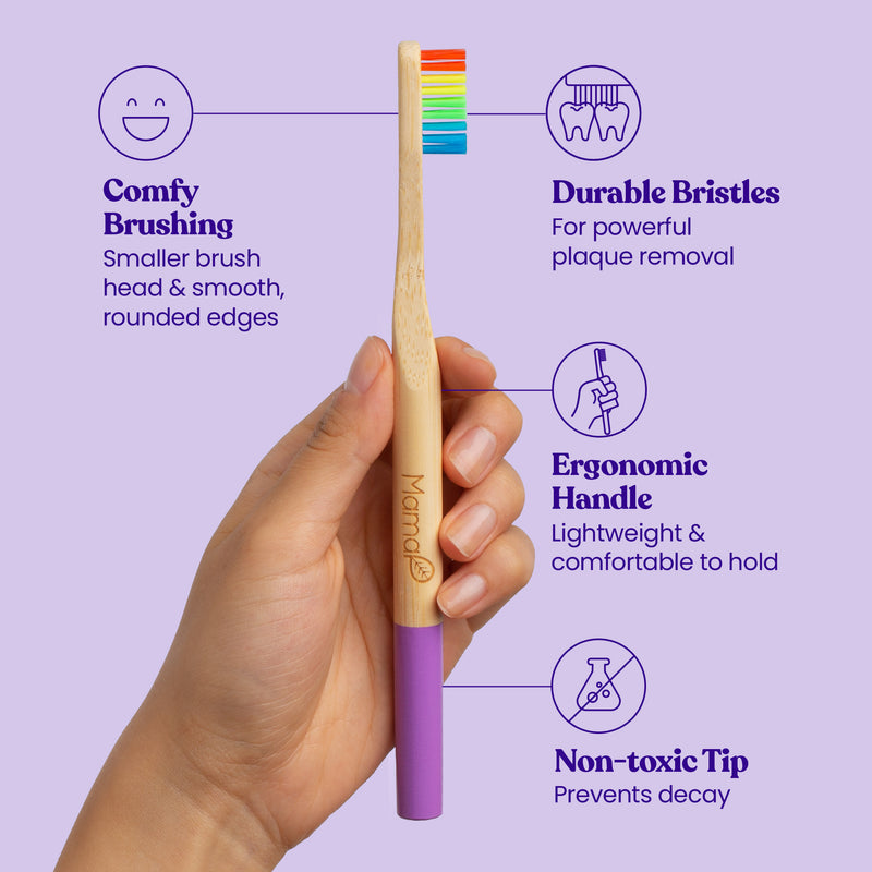 LGBTQ+ Equality Bamboo Toothbrush - MamaP bamboo toothbrush