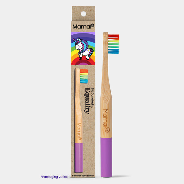 Equality Kids Bamboo Toothbrush - MamaP bamboo toothbrush