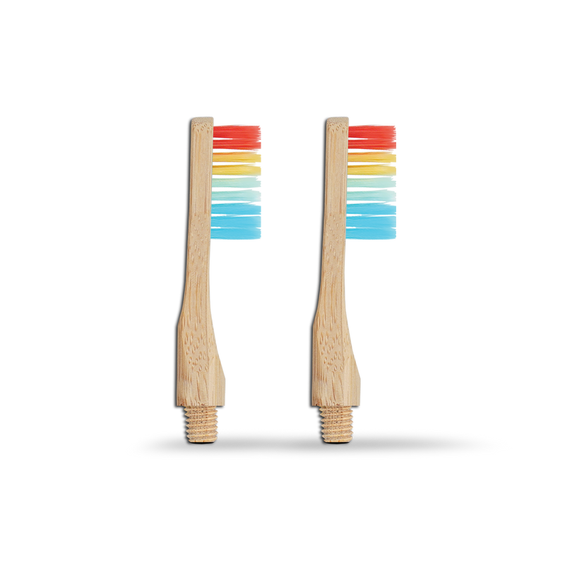 Revolve Manual Toothbrush Heads - LGBTQ+ Equality - MamaP bamboo toothbrush